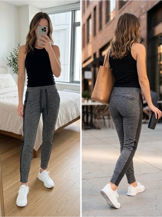 Athleta Pants - Athleta Jogger Pants with Side Stripe
